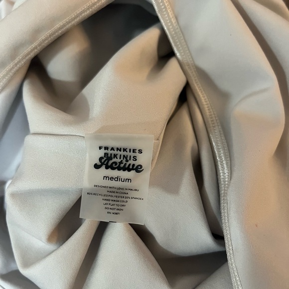 FRANKIE’S BIKINIS Active Pirouette skort dress in Icy Gray - Picture 6 of 8